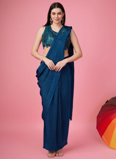 Divine Embroidered Imported Contemporary Saree