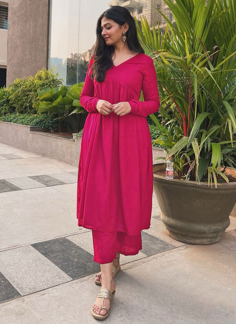 Engrossing Rayon Designer Kurti - Engrossing Rayon Designer Kurti -