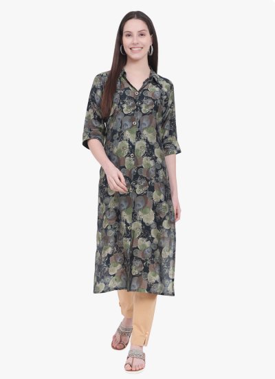 Excellent Viscose Printed Party Wear Kurti