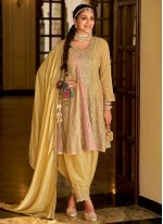 Exotic Chinon Party Readymade Salwar Suit
