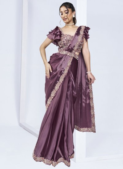 Exuberant Sequins Traditional Saree