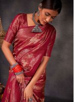 Fabulous Kanjivaram Silk Ceremonial Classic Saree