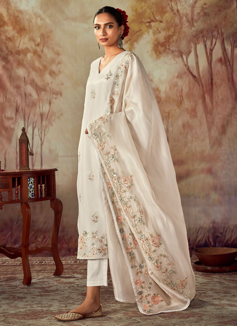 Pant Style Suit: Pant Style Salwar Kameez - Saree Saga