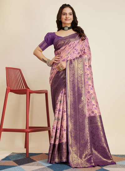 Fetching Weaving Festival Contemporary Style Saree