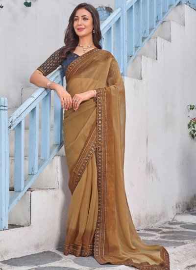 Glamorous Embroidered Ceremonial Contemporary Saree