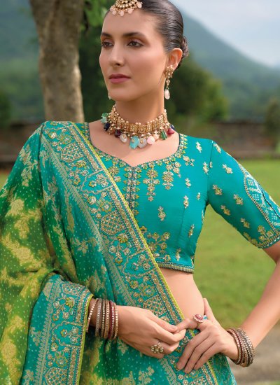 Hypnotic Embroidered Silk Lehenga Choli