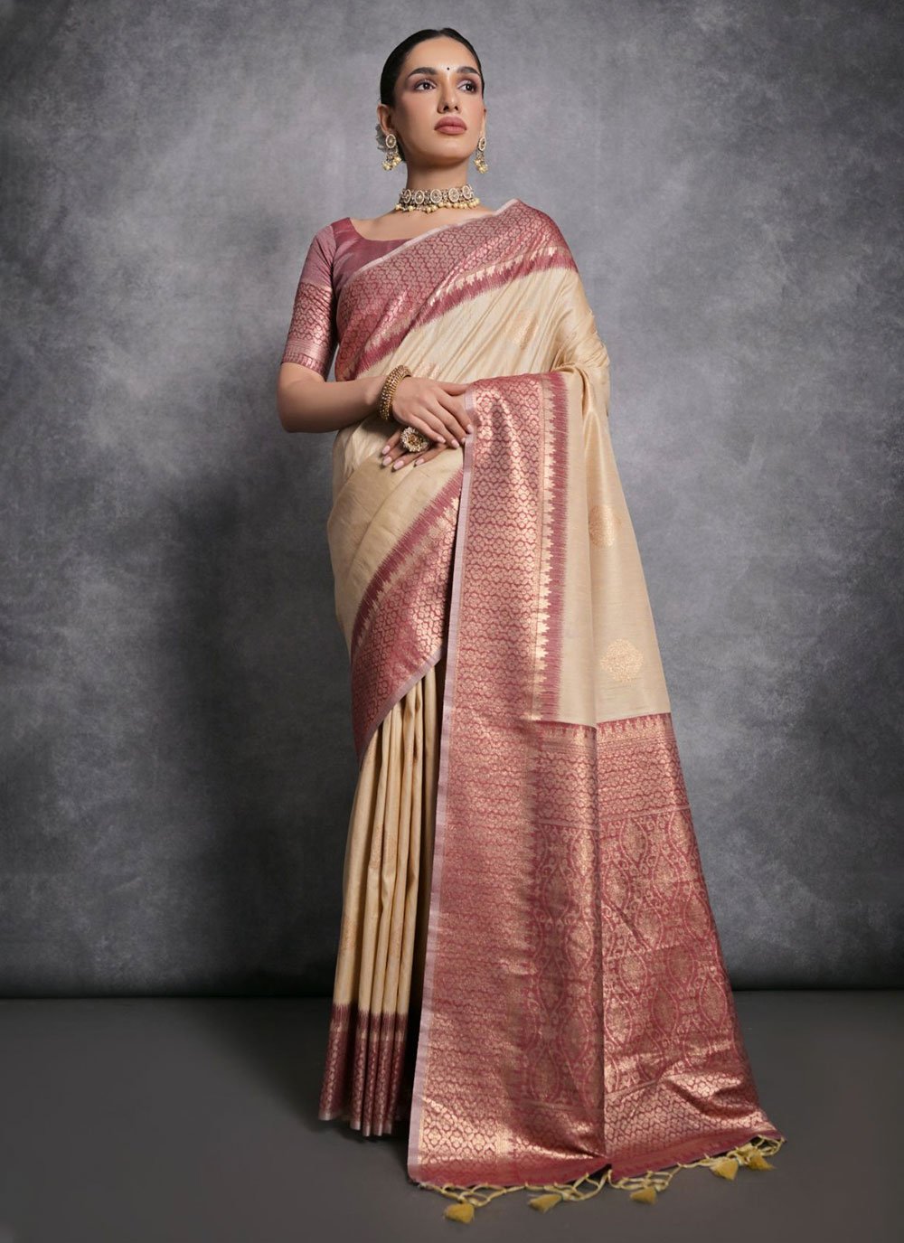 Ideal Brown Party Contemporary Saree 