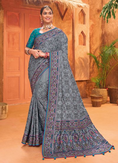 Immaculate Banarasi Silk Trendy Saree