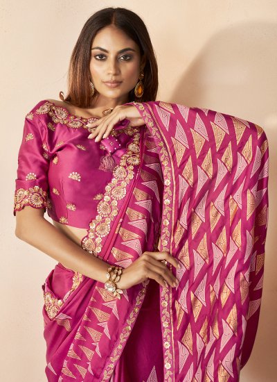 Imposing Silk Cord Classic Saree