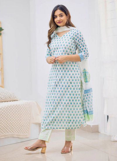 Incredible Cotton Designer Readymade Salwar Suit