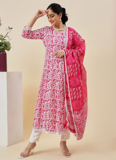 Incredible Cotton Party Readymade Salwar Suit