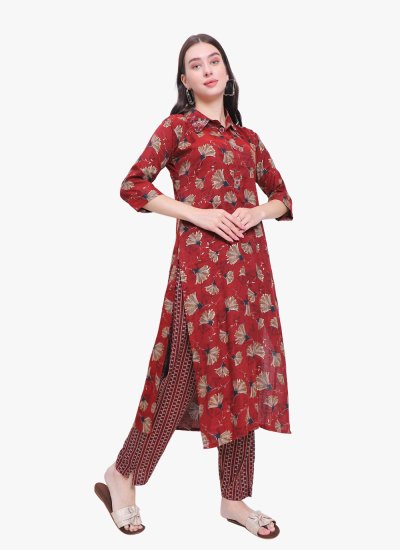 Maroon kurtis online best sale