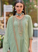 Latest Shimmer Embroidered Readymade Designer Suit