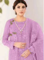 Lavender Ceremonial Trendy Salwar Suit