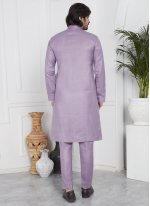 Linen Purple Kurta Pyjama