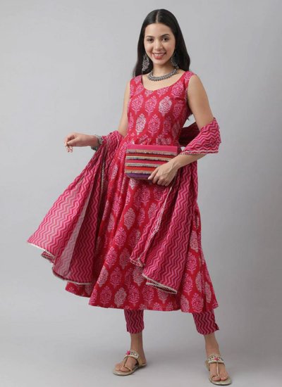 Magenta Color Designer Salwar Suit