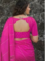 Magenta Color Trendy Saree