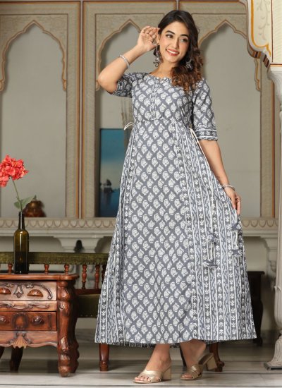 Majestic Cotton Festival Readymade Gown