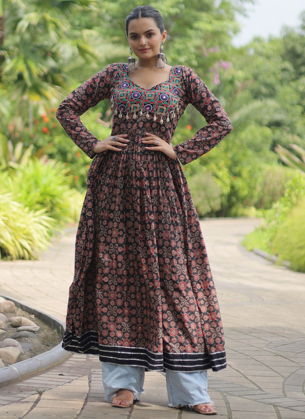 white christmas dresses Designer Kurti Cotton Yellow Print Kurtis – Kajols main image 1