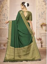 Majesty Designer Green Classic Saree