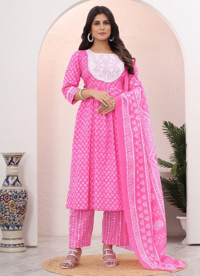 Modernistic Pink Festival Trendy Salwar Suit