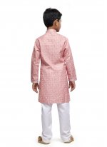 Monumental Cotton Pink Digital Print Work Kurta Pyjama
