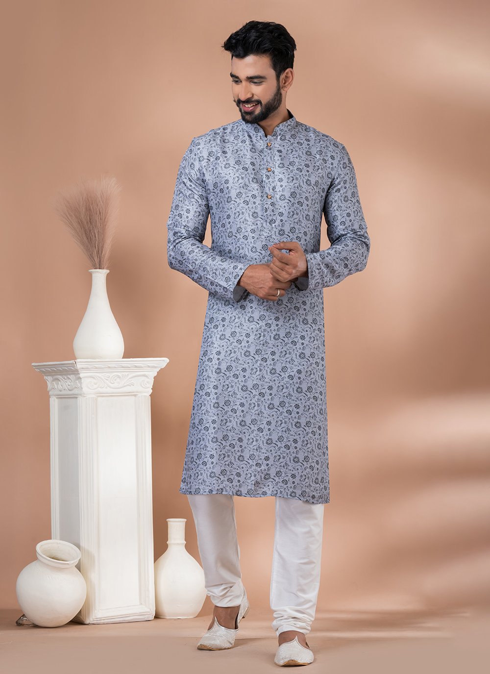 Multi Colour Party Kurta Pyjama