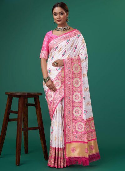 Multi Colour Weaving Ceremonial Trendy Saree