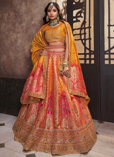 Amazon.com: Pink Designer Indian net Cording & Sequin Bride's maid Lehenga  CHoli Dupatta WOman Ghagra Dress 1805 : Clothing, Shoes & Jewelry