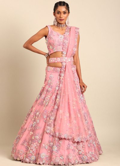 Buy Pink Lehengas Online In India At Best Price Offers | Tata CLiQ