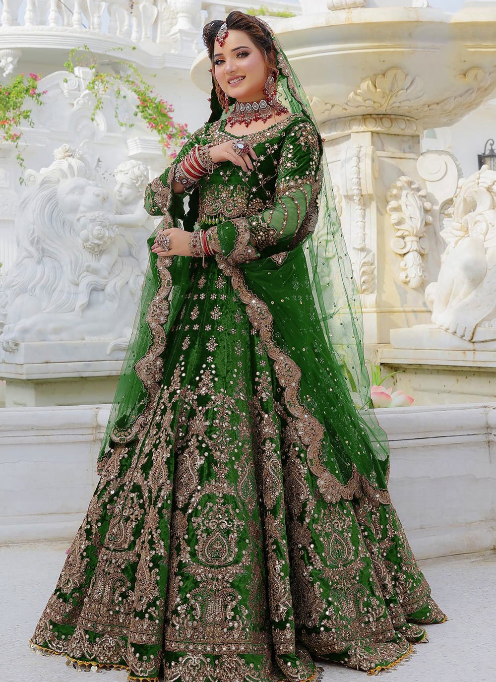 Fine Net A Line Lehenga Choli 