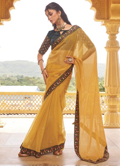 Orphic Shimmer Party Saree