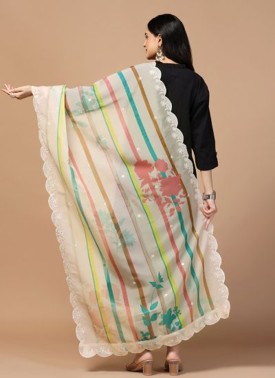 
                            Peach Festival Dupatta
