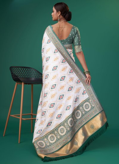 Peppy Patola Silk  Ceremonial Designer Saree