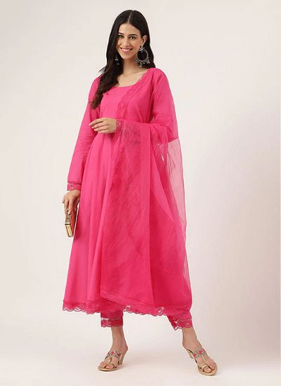 Pink Color Readymade Salwar Suit