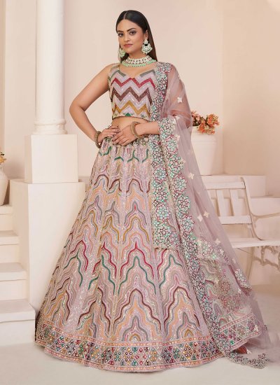 Buy Fancy Guest of Wedding Wear Dabka Work Lehenga Choli Online for Women  in USA