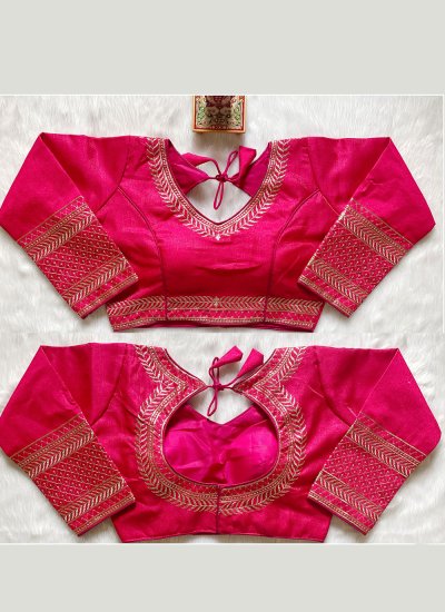 Pink Silk Blouse