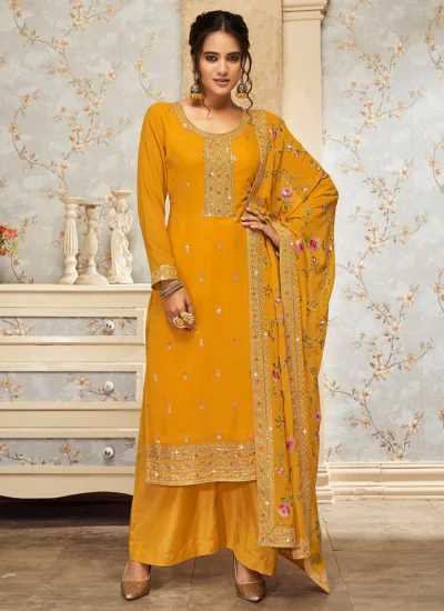 Pleasance Embroidered Party Trendy Salwar Suit