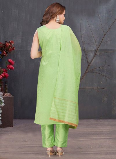Precious Dori Work Green Trendy Salwar Suit 