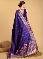 Purple Silk Festival Designer Saree
