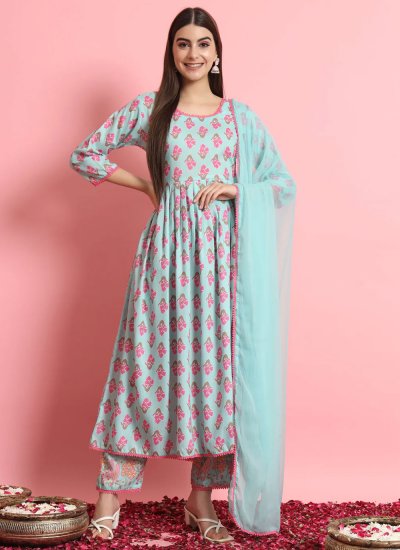 Regal Printed Multi Colour Trendy Salwar Kameez 