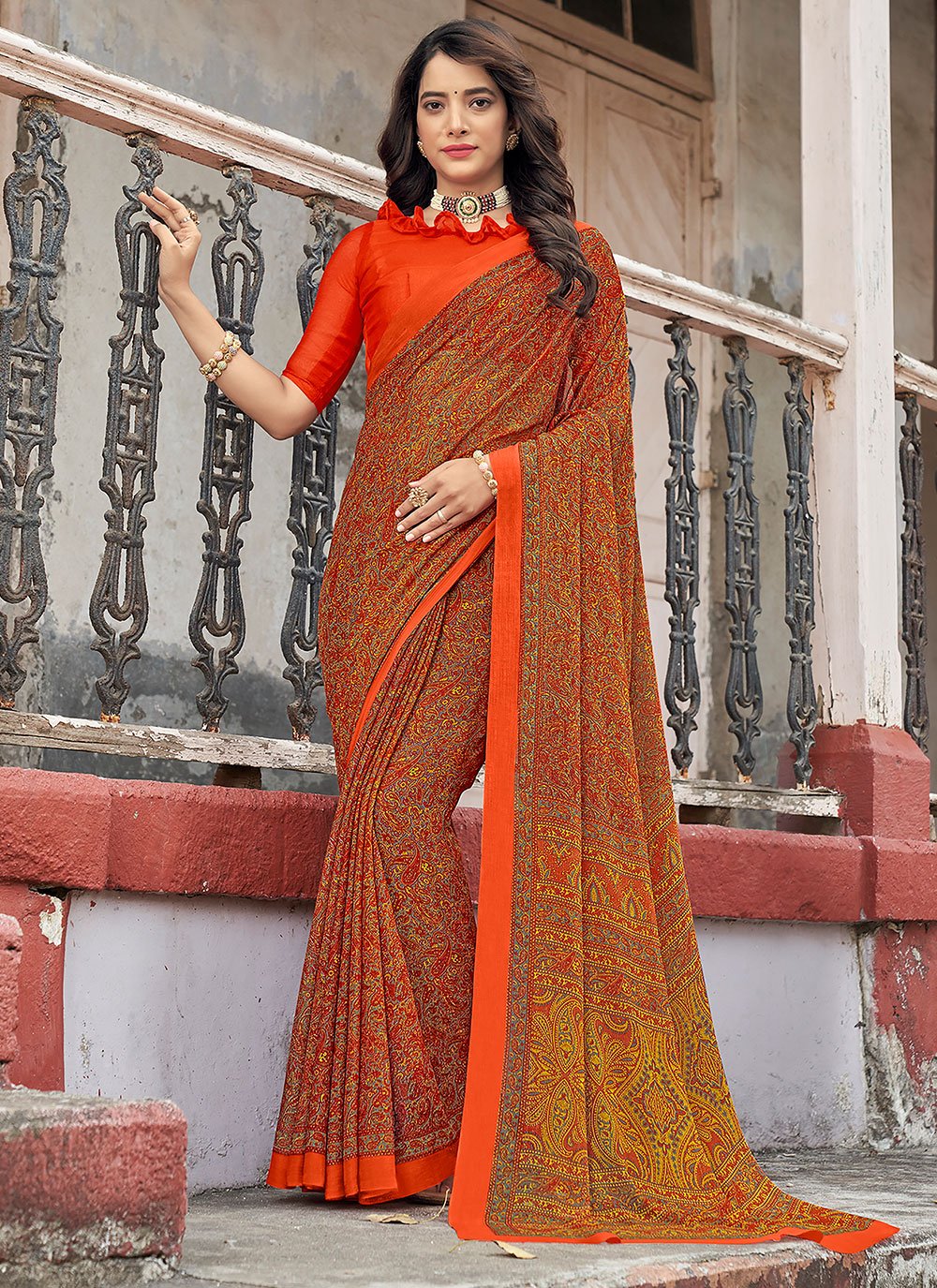 Lavish Chiffon Saree Designs and Styles to Wear | DESIblitz