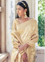 Riveting Silk Ceremonial Trendy Saree