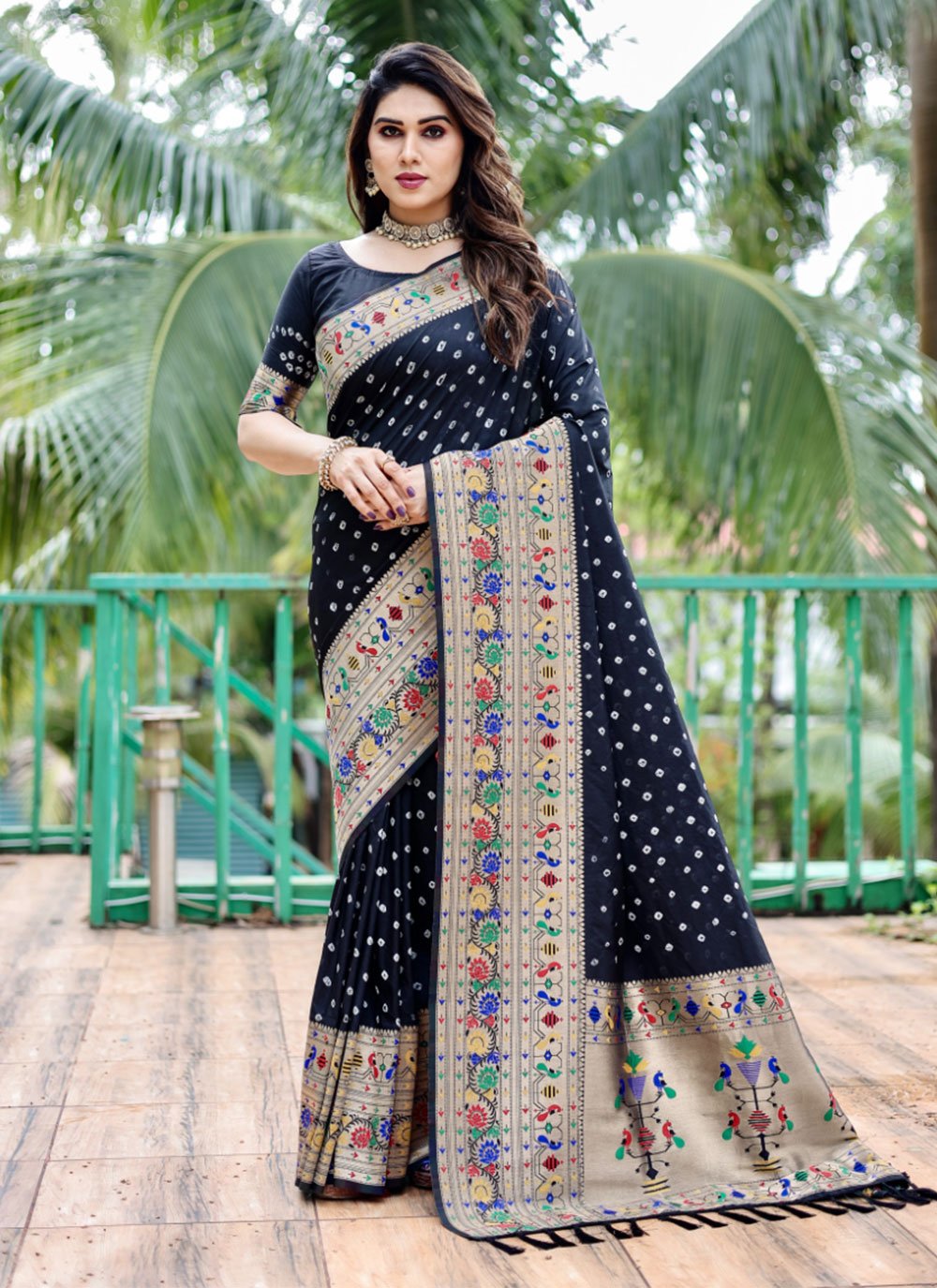 Buy House of Begum Women's Royal Blue Pure Banarasi Matka Silk Saree with  Blouse Piece Online at Best Prices in India - JioMart.