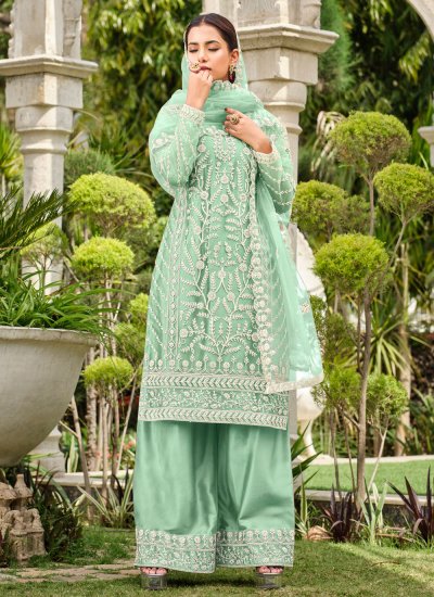 Sea Green Color Salwar Suit