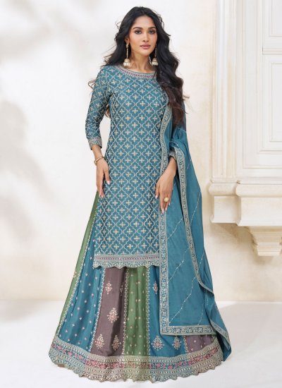 Fine Net A Line Lehenga Choli 