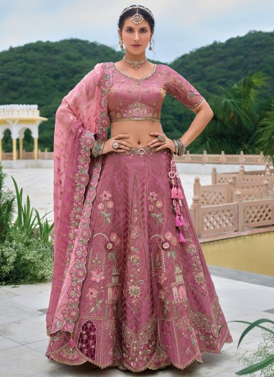 Trending Styles Hot Pink Lehenga Choli online shopping