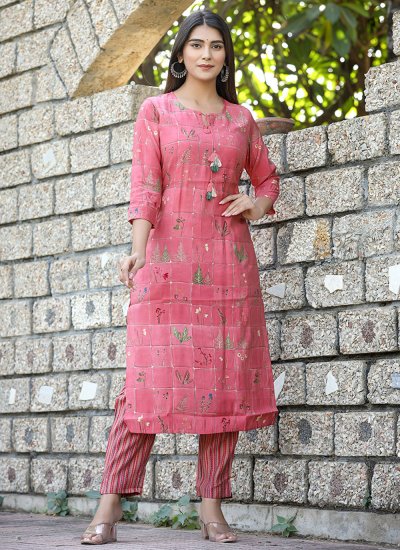 Designer silk deals kurtis online