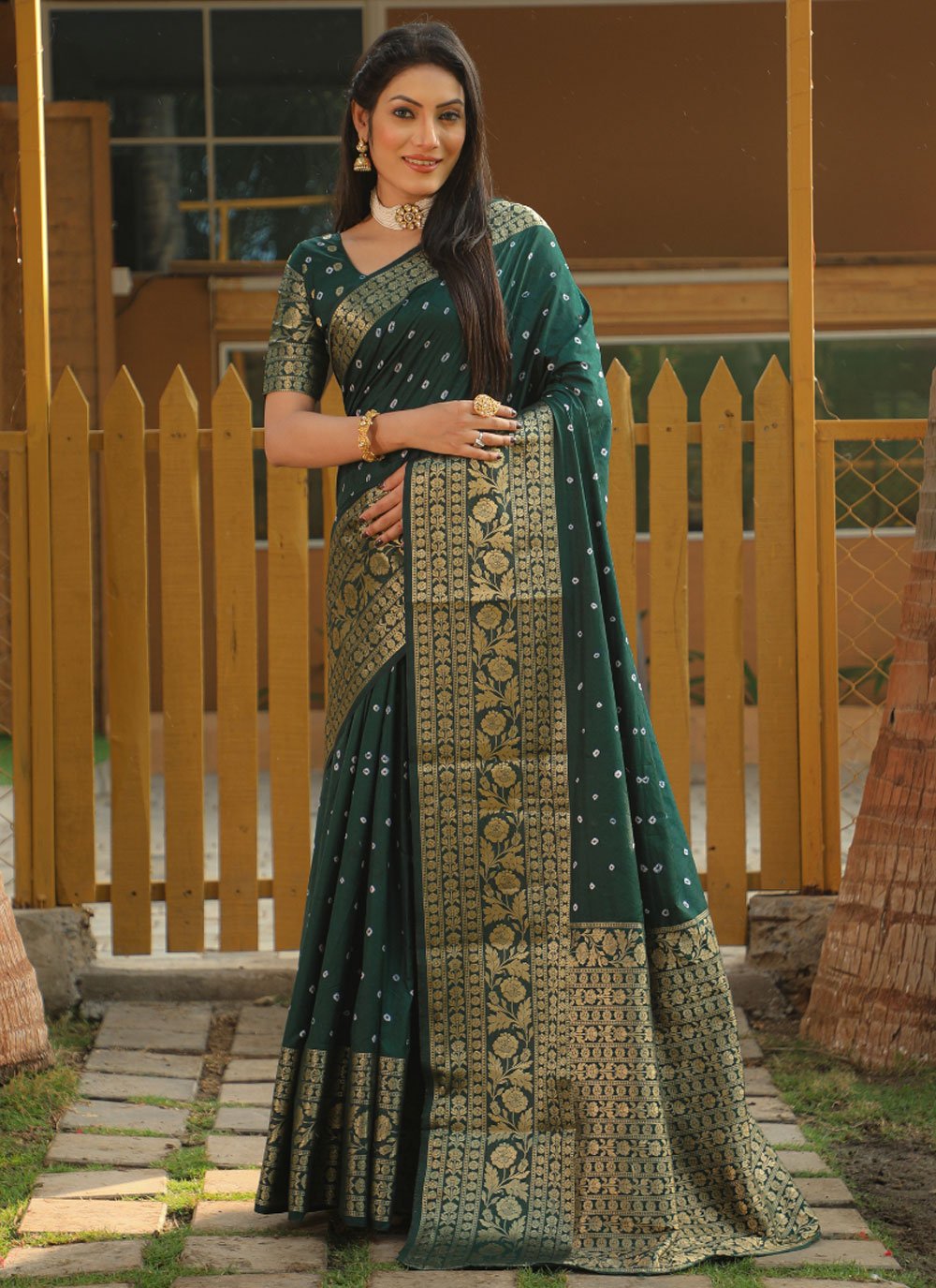 Ajrakh Sarees | Buy Ajrakh Modal Silk Sarees Online In India – House Of  Elegance - Style That Inspires