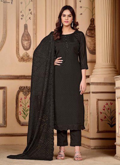 Snazzy Embroidered Trendy Salwar Suit